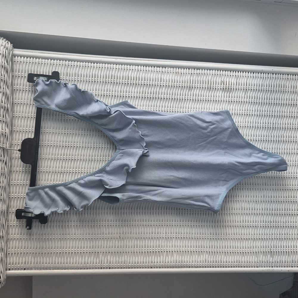 Aritzia Wilfred Danette Bodysuit Blue Size Small - Picture 4 of 8